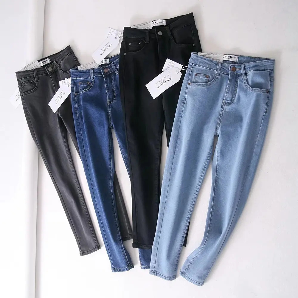 Foreign trade tail goods European and American style jeans